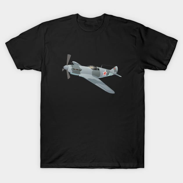 LaGG-3 Soviet WW2 Fighter Aircraft T-Shirt by NorseTech